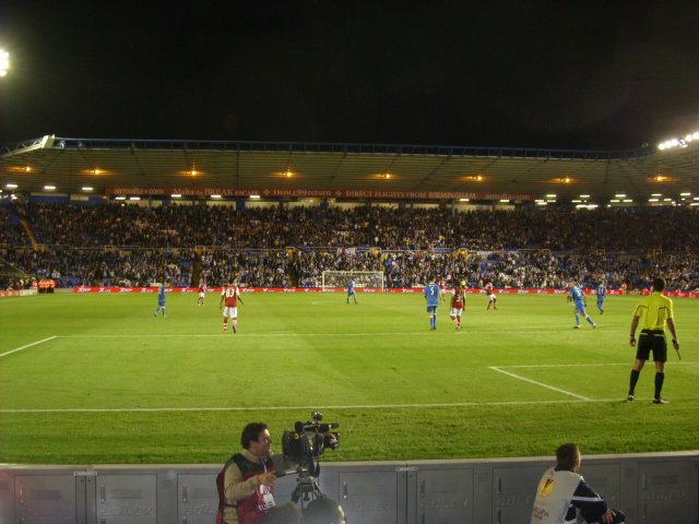 The Tilton Road End During the Match